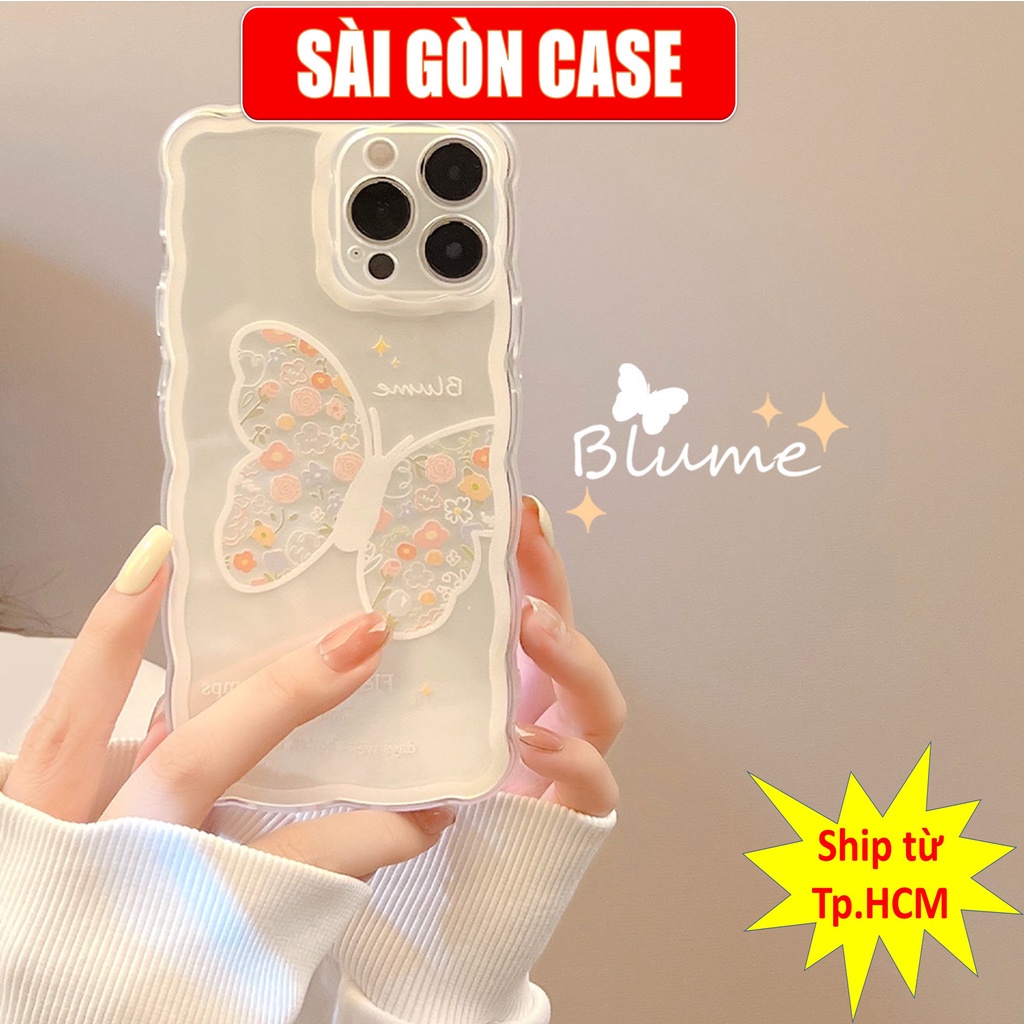 Ốp lưng iphone trong lượn sóng silicon TPU mềm 7/7plus/8/8plus/xs/11/12/13/pro/max/plus