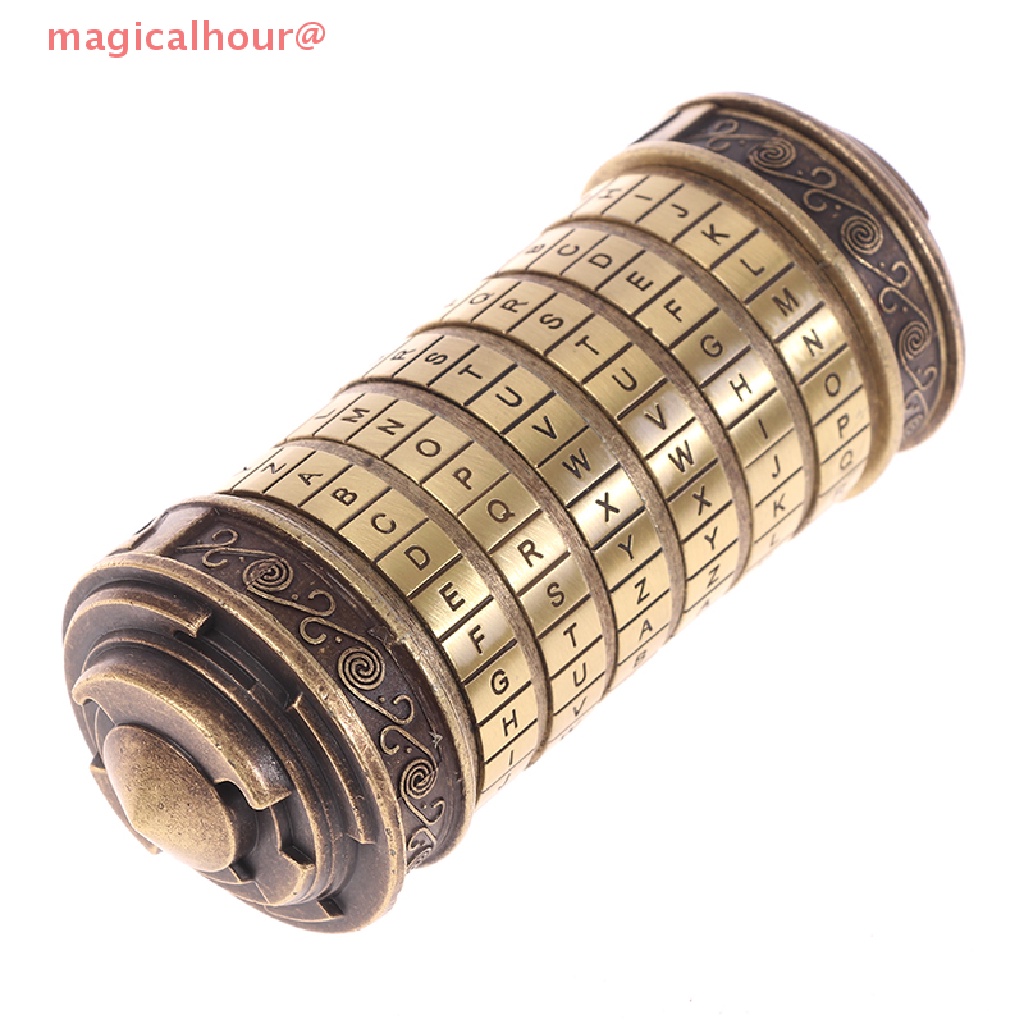 Ổ Khóa Kim Loại magicalhour Da Vinci Mã Cryptex Quà Tặng Đám Cưới Mới