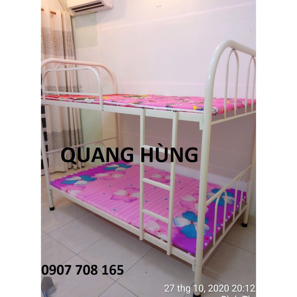 Giường tầng sắt người lớn 1m dài 2m full KT Bảo Hành 2 năm