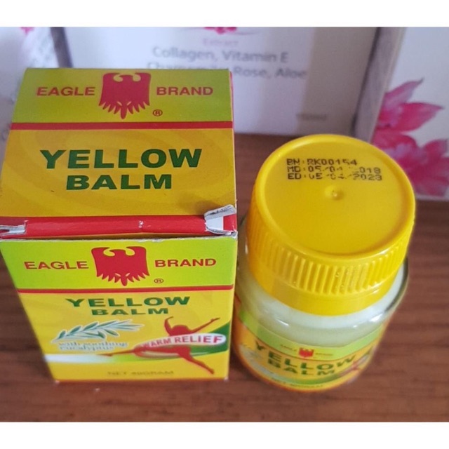 Dầu Cù Là Con Ó Vàng - Cao Xoa Eagle Yellow Balm 40gr