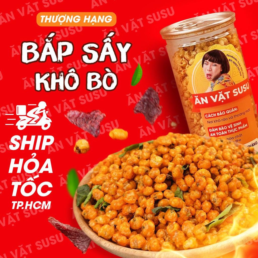  Bắp Sấy Khô Bò (Hàng Thượng Hạng)