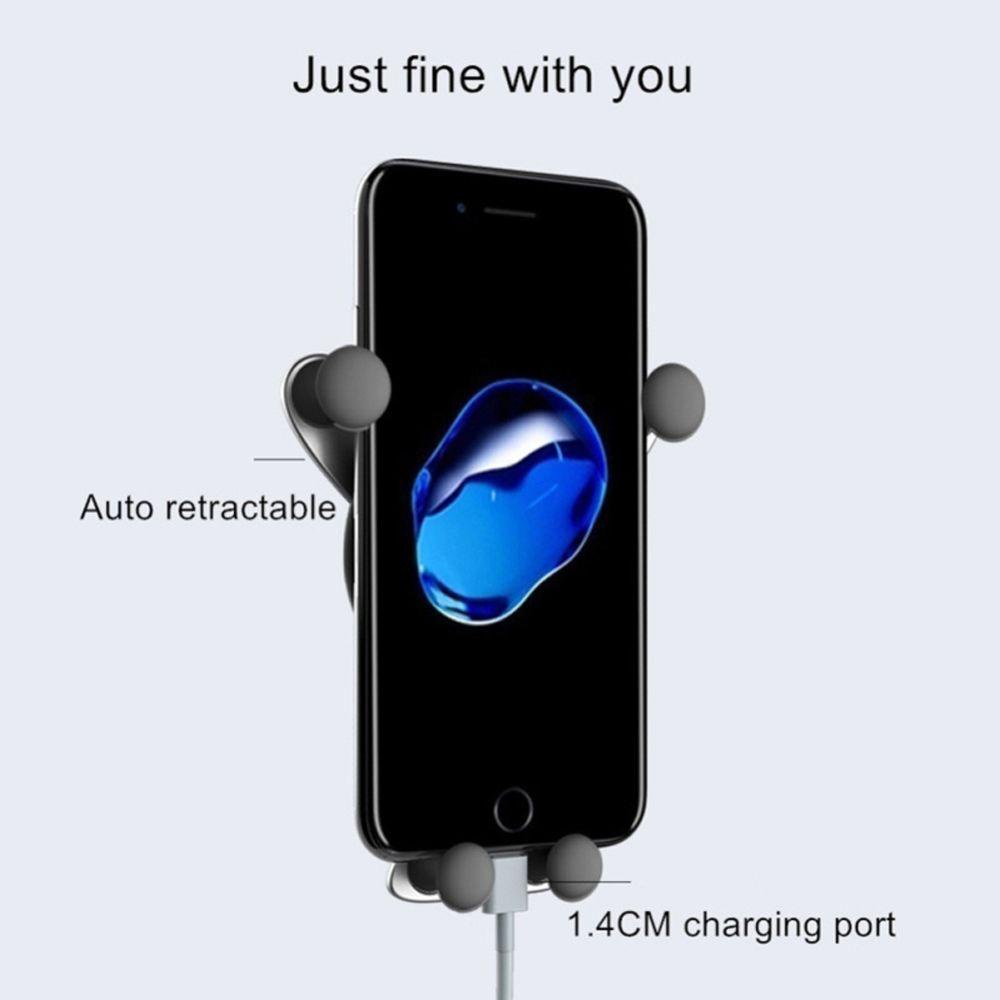 Giá Đỡ Điện Thoại Mini Hình Mặt Cười Kẹp Điều Hòa Xe Hơi