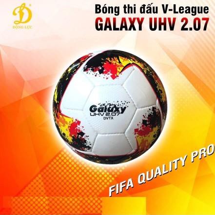 Quả bóng đá Động Lực UHV 2.07 Galaxy (màu đỏ-trắng)