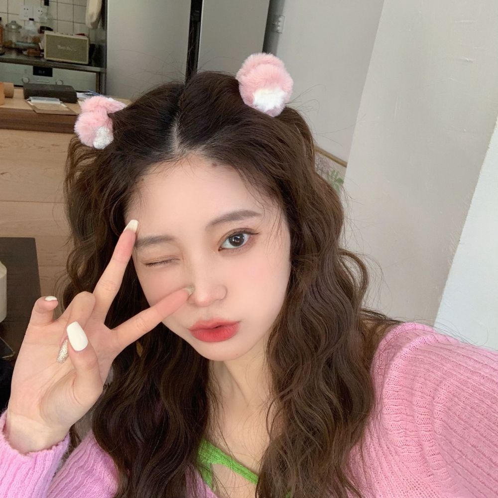 1 Cặp Kẹp Tóc Tai Thỏ Bằng Lông Nhung Dễ Thương Xinh Xắn Cho Bé Gái