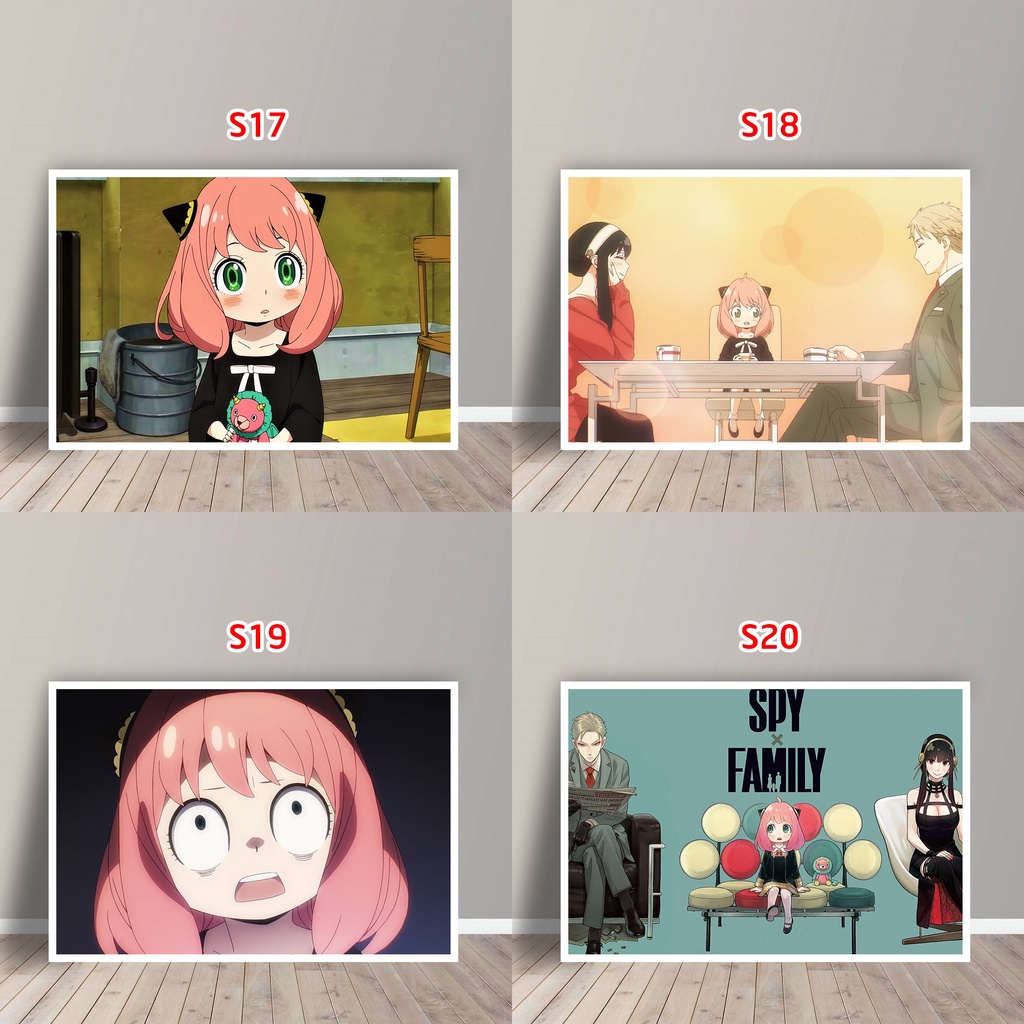 Tấm Postcard Cao Cấp Anime Spy X Family