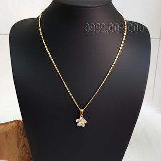 Dây chuyền nữ mặt hoa đính đá