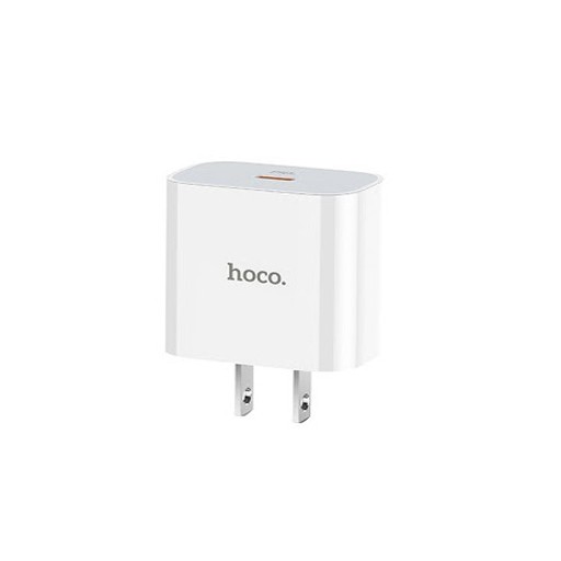Củ sạc nhanh 3A Hoco C76 PD20W chuôi dẹt chất liệu cao cấp chống cháy cho Smartphone