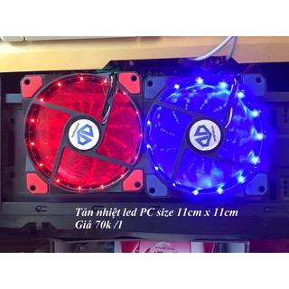 QUẠT TẢN NHIỆT LED PC 4pin 12cm x 12cm TẶNG KÈM HUB USB