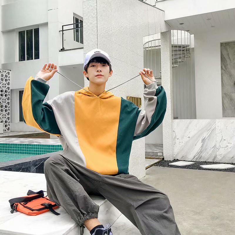 Fashion European and American style long-sleeved hoodie for men