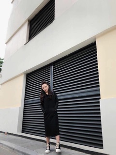 Váy nỉ túi