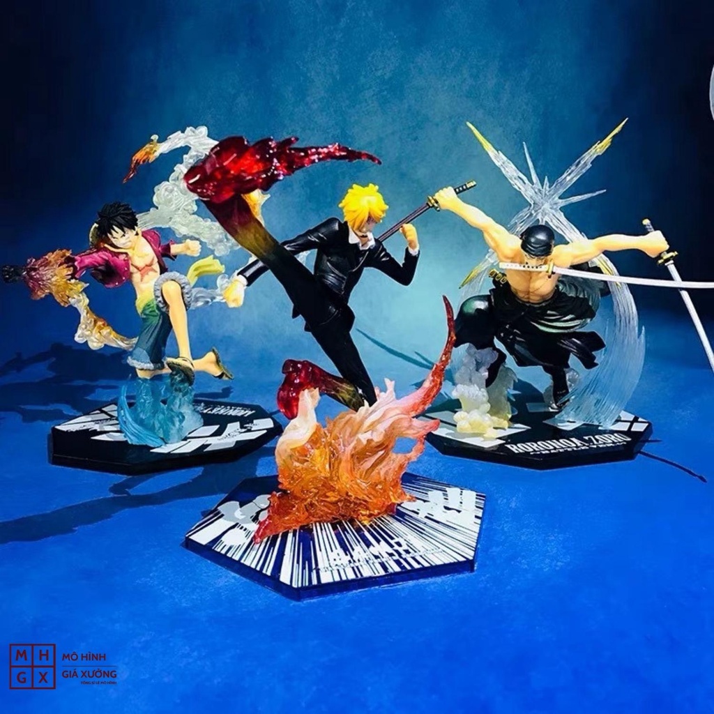 Mô hình One Piece Luffy , Zoro , Ace , Sanji F.zero hàng cao cấp đế có chữ tên các nhân vật..., figure one piece