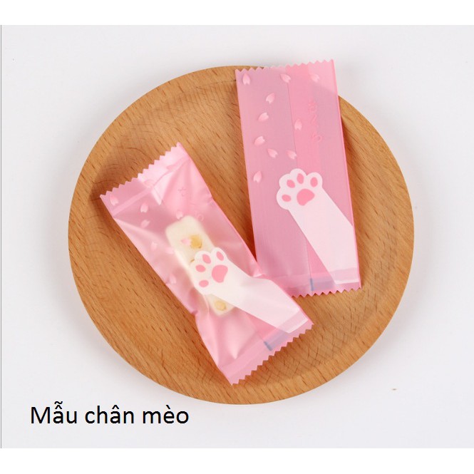 Túi đựng kẹo nougat 100c cute loại dày