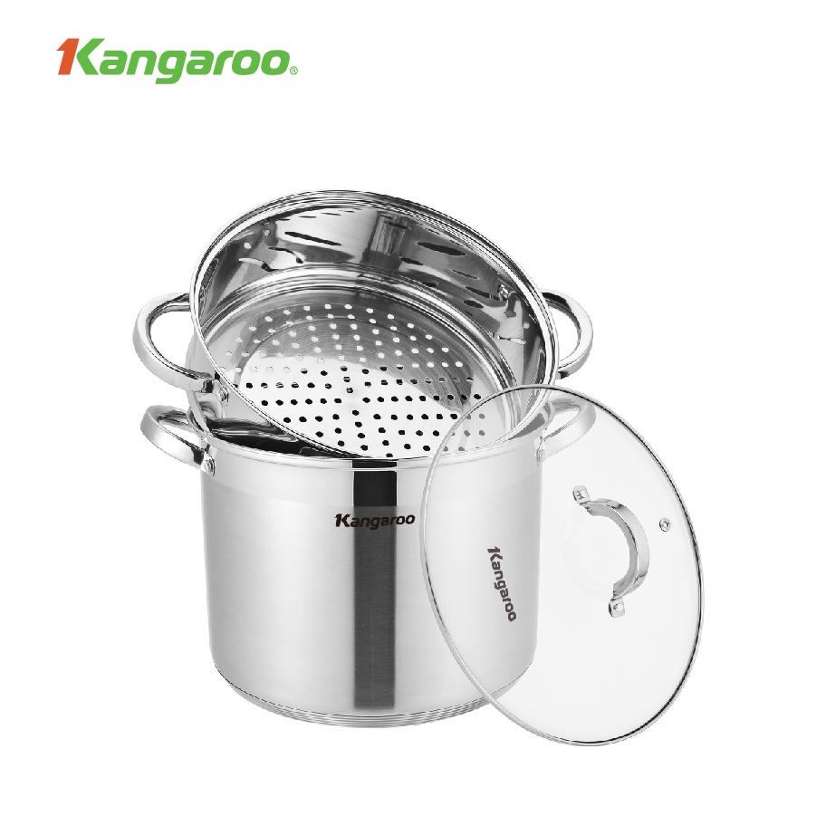 Nồi inox cao cấp 5 lớp 28cm Kangaroo KG28S1