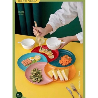 set 5 đĩa hình bán nguyệt