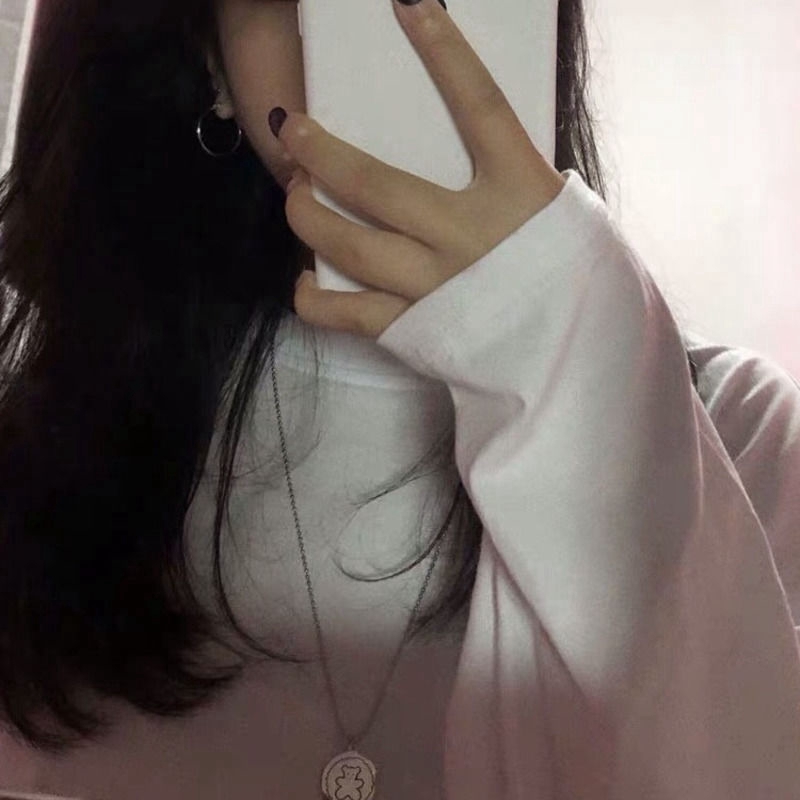 Dây chuyền mặt tròn khắc hình gấu phong cách retro đơn giản đáng yêu