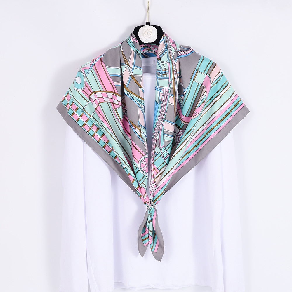 Khăn Choàng Chống Nắng In Họa Tiết Thời Trang Khổ 90cm(35.4inch) Tudung WJ1007-21-01