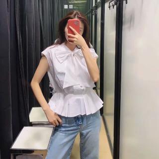 Áo Sơ Mi Nữ Thắt Nơ Eo Thời Trang Thanh Lịch