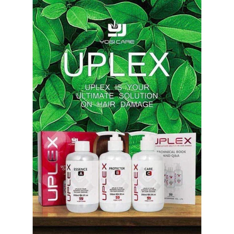 ✅[CHÍNH HÃNG] Bộ 3 chai hấp phục hồi Uplex 250ml tóc nát, mủn, tóc rụng đều có thể khắc chắc khỏe như ban đầu