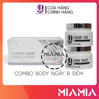 Combo kem body ngày đêm md beauty chính hãng - 2 hộp kem body md beauty dưỡng trắng da - 8938510826402