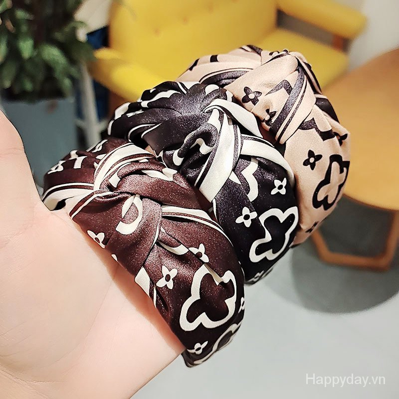 Cài tóc vải bản rộng thời trang cao cấp cho nữ