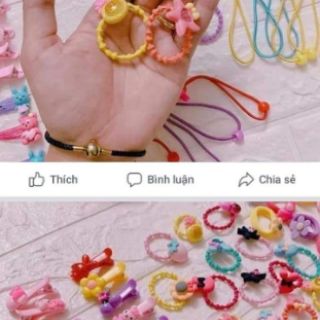 set 70 chi tiết cột tóc cho mẹ và bé
