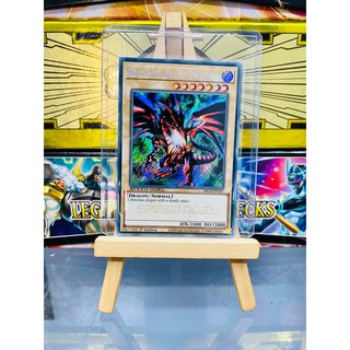 [ Dưa Hấu Yugioh ] Lá bài thẻ bài Red Eyes Black Dragon - Secret Rare - Tặng bọc bài nhựa bảo quản