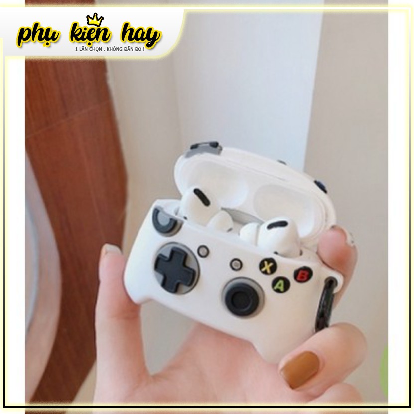 Case bao airpod silicon 1 2 3 Pro Tay cầm chơi game Xbox- Vỏ bọc đựng tai nghe không dây