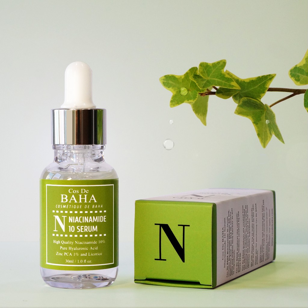 [Hàng mới về] Serum Cos De Baha Niacinamide 10% + Zinc 1% Chăm Sóc Chữa Lành Da 30ml