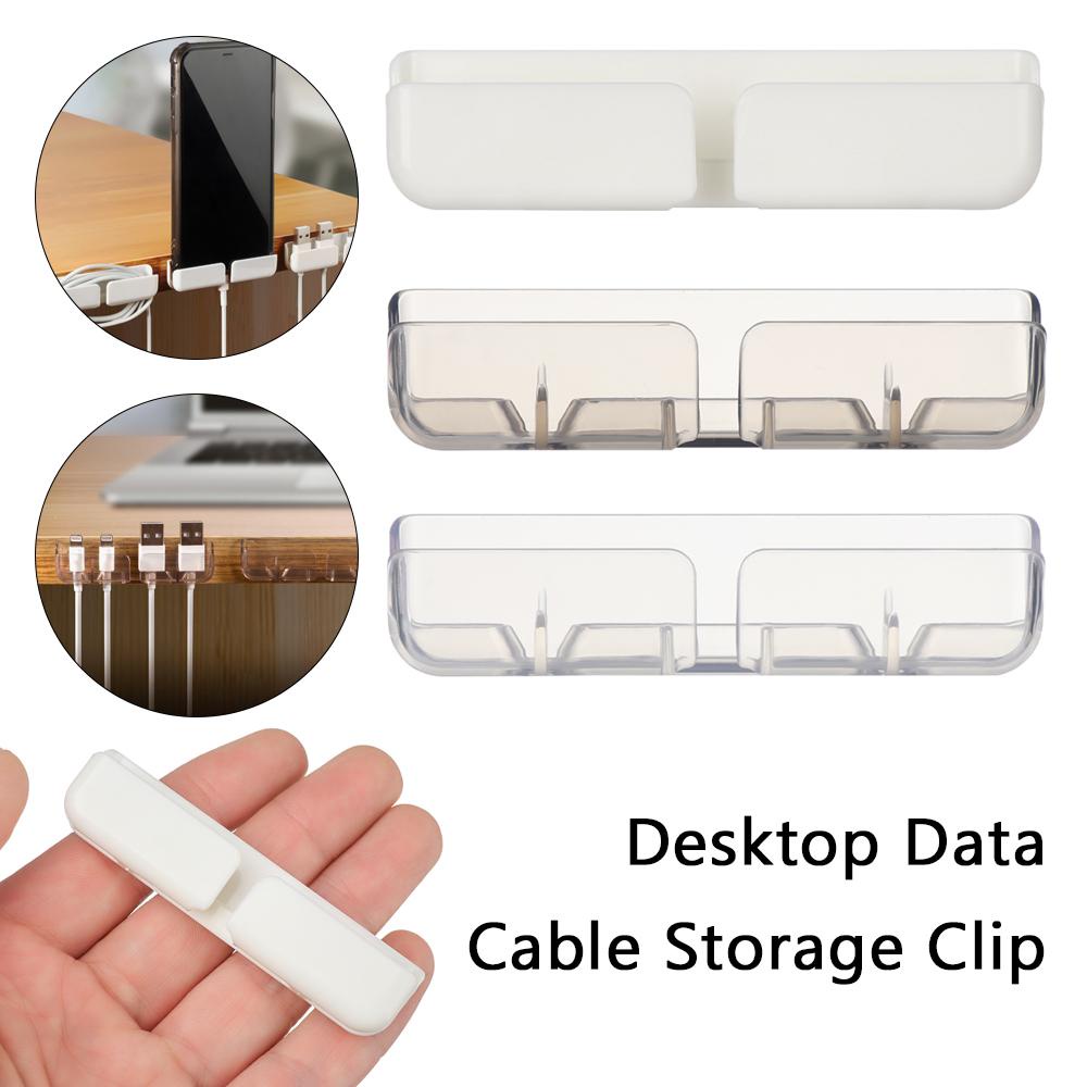 Bộ 3 Kẹp Cố Định Dây Cáp USB Tự Dính Mới