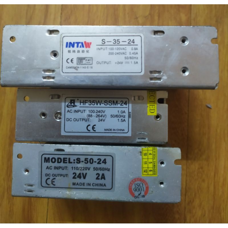 Nguồn 12V-30A 24V-1.5A 24V-2A 24V-6.5A 24V-4.2A . Nguồn HÀNG CŨ tháo máy