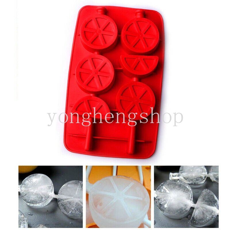 Khuôn Silicon Làm Đá / Xà Phòng / Kẹo / Sô Cô La Hình Trái Cây Dễ Thương DIY