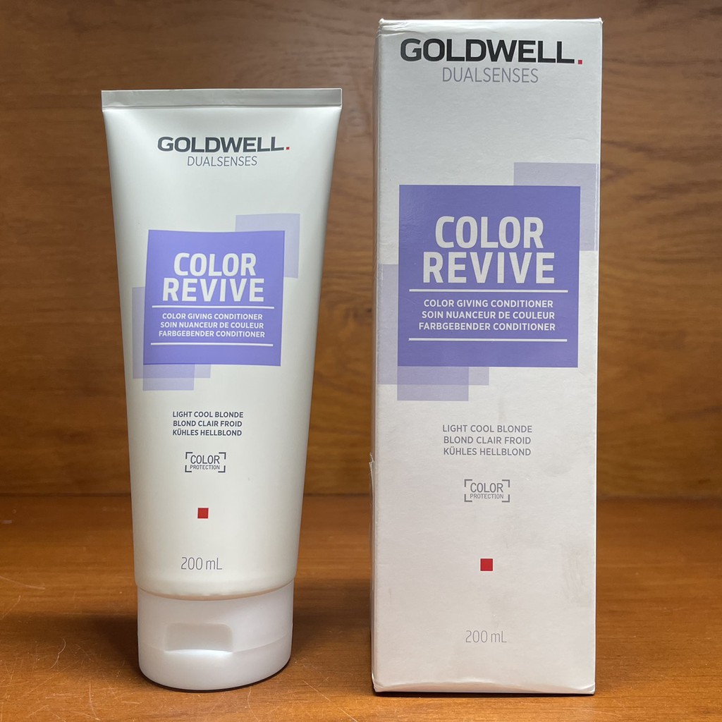 Dầu xả cung cấp hạt màu Dualsenses Color Revive Goldwell Color Giving Conditioner 200ml (Light cool blonde)