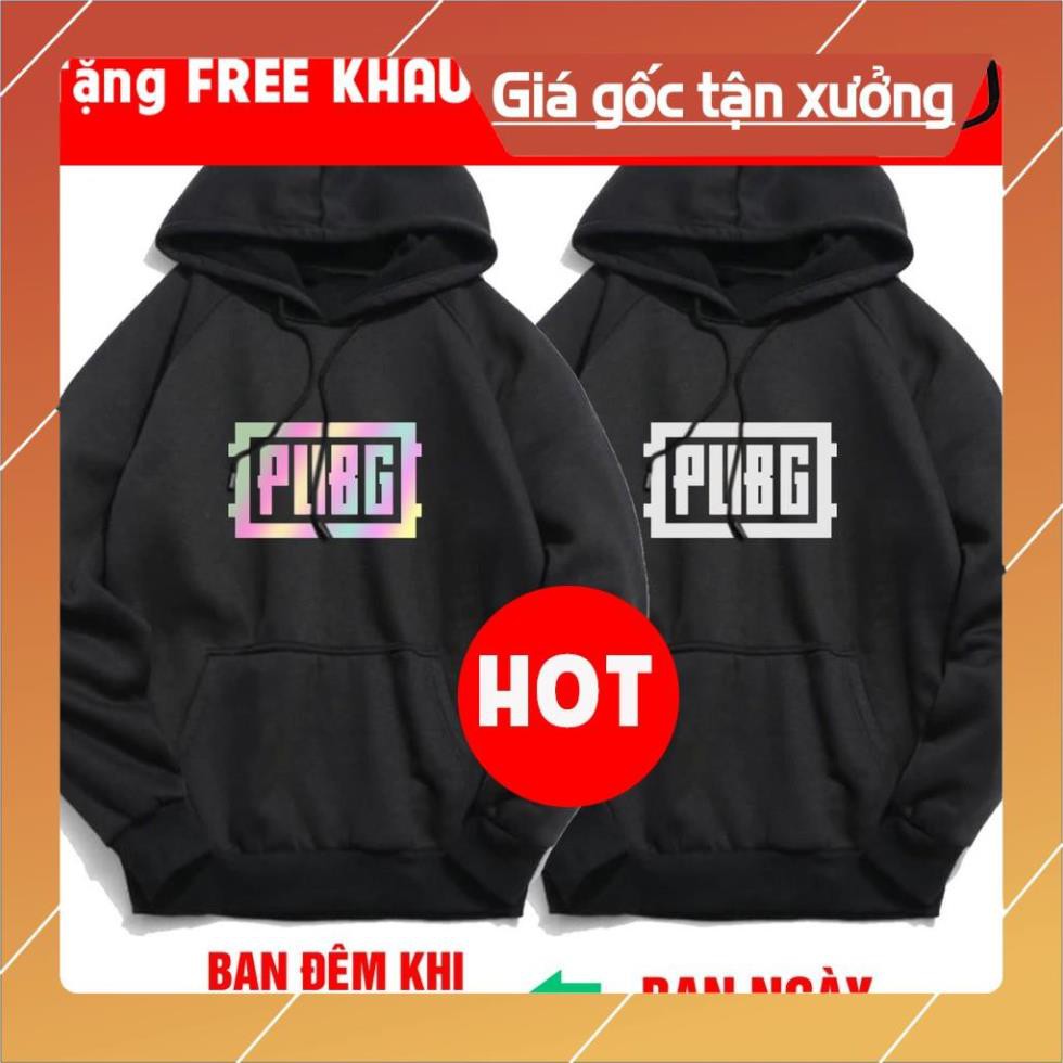 [SALE GIÁ GỐC] HOT Mẫu áo Hoodie PUBG in phản quang 7 màu mới cực chất –Áo PUBG Mobile giá rẻ