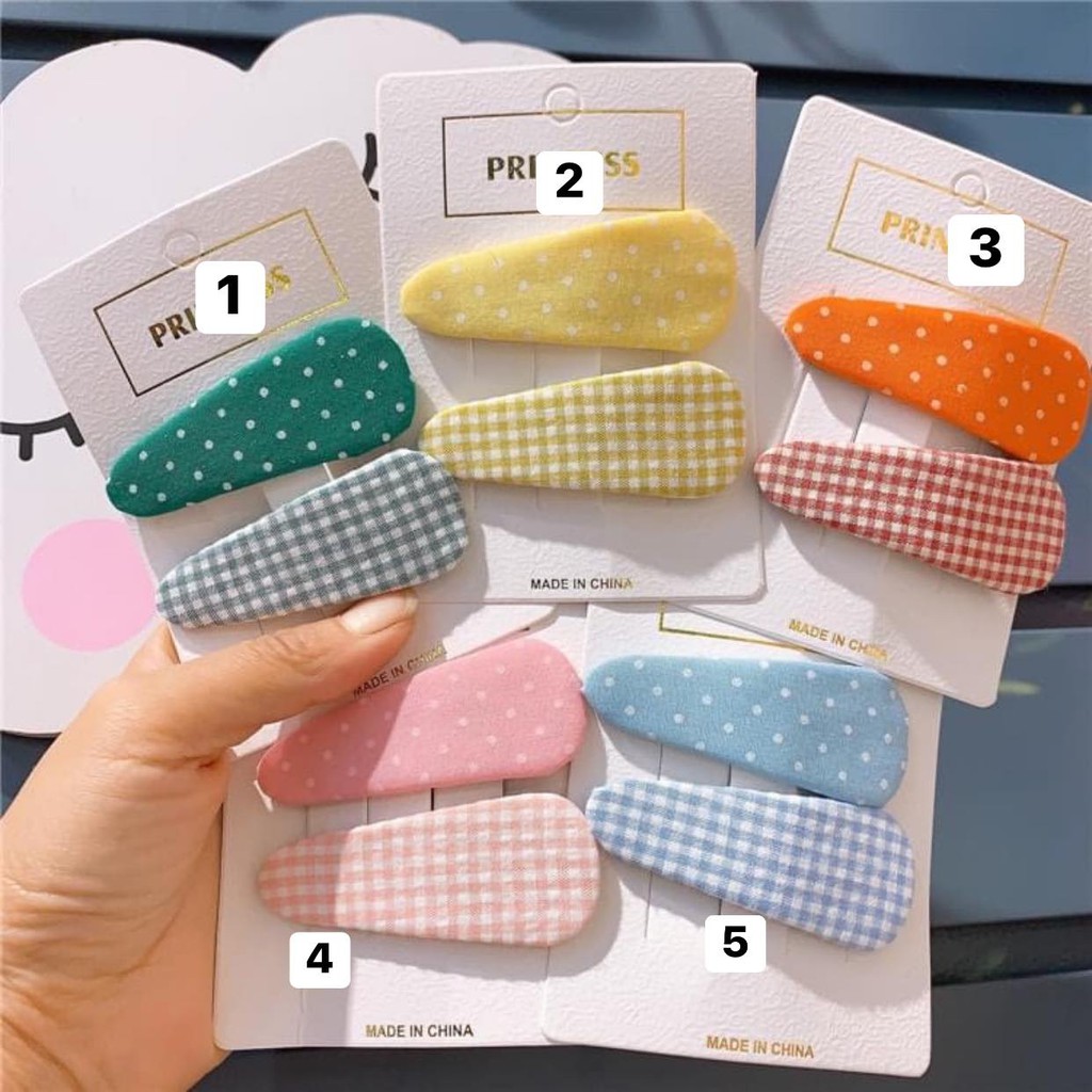 Cặp tóc nhiều mẫu cho bé