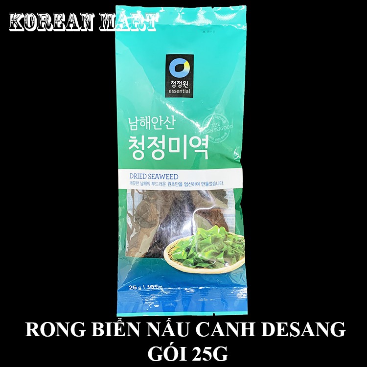 Rong biển khô nấu canh Deasang Hàn quốc gói 25g
