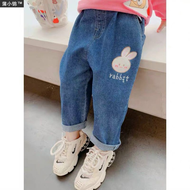 quần jeans mẫu thỏ bé yêu