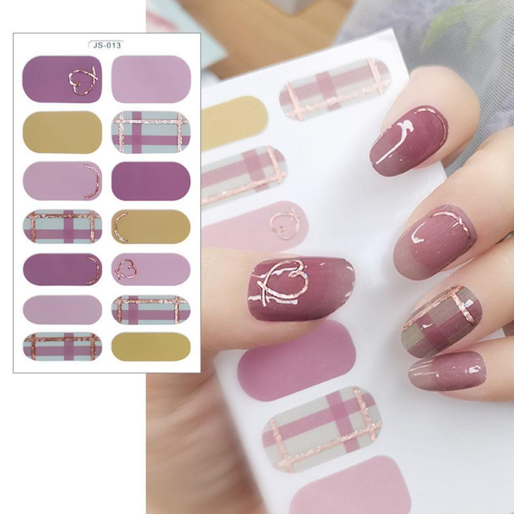 Miếng Dán Trang Trí Móng Tay Tự Dính Hình Nơ Xinh Xắn