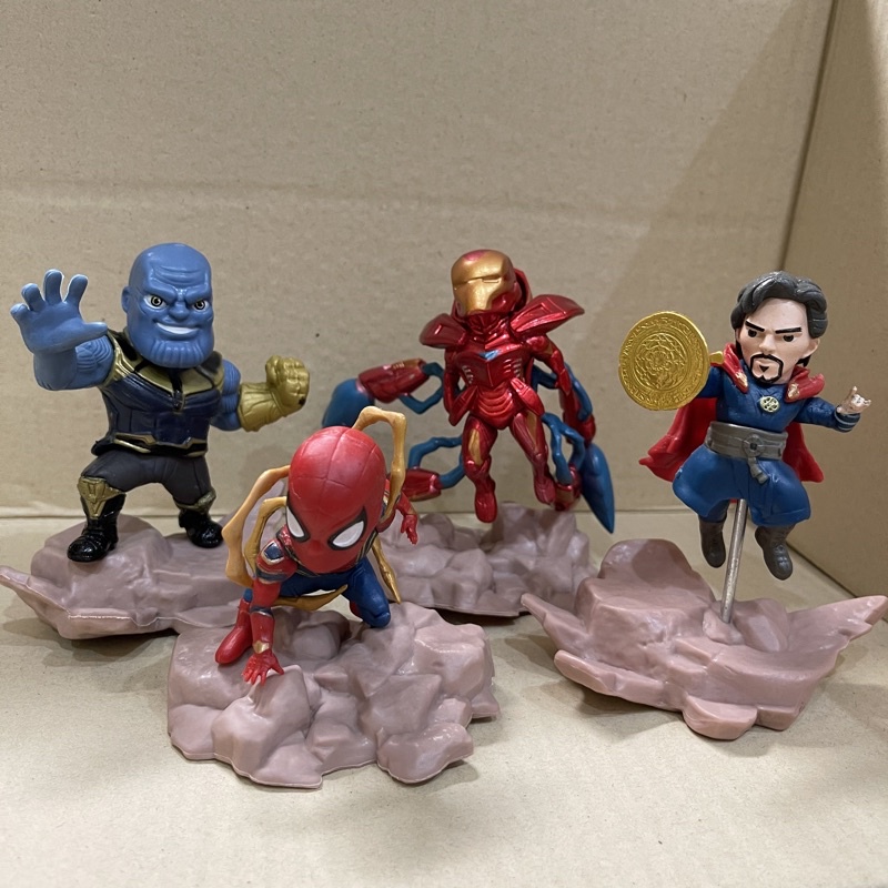 [Trọn bộ 4 con] Mô hình Chibi nhân vật Marvel