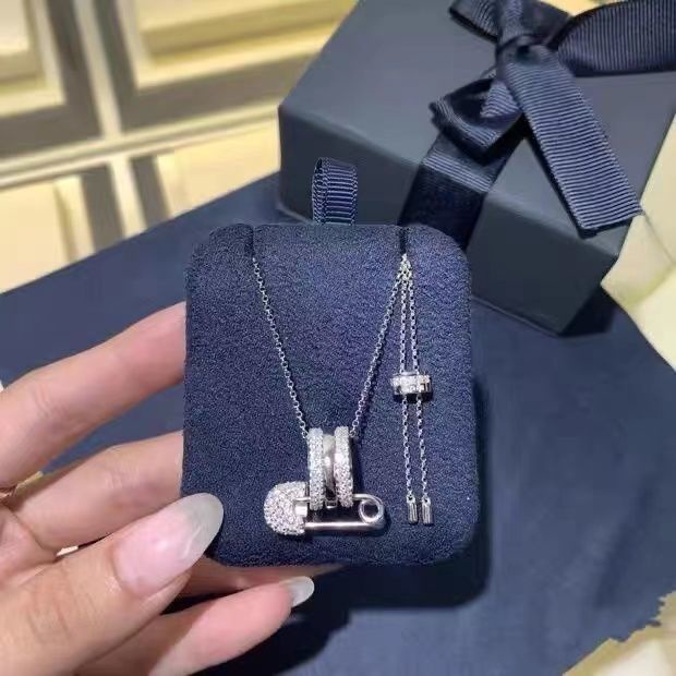 Dây Chuyền Mạ Bạc 925 Bản Nhỏ Thiết Kế Sang Trọng Độc Đáo Cho Nam Và Nữ