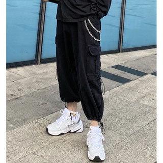 Quần dài trơn Black jogger pants