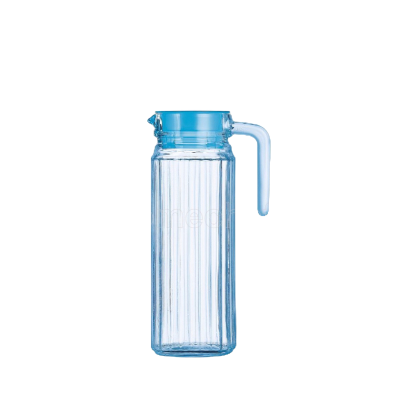 Bình thủy tinh đựng nước Luminarc Quadro Ice Blue dung tích 1.1L - L0531