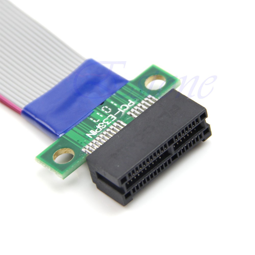 Dây Ribbon PCI bản mạch PCI-E PCIE 16X kèm phụ kiện
