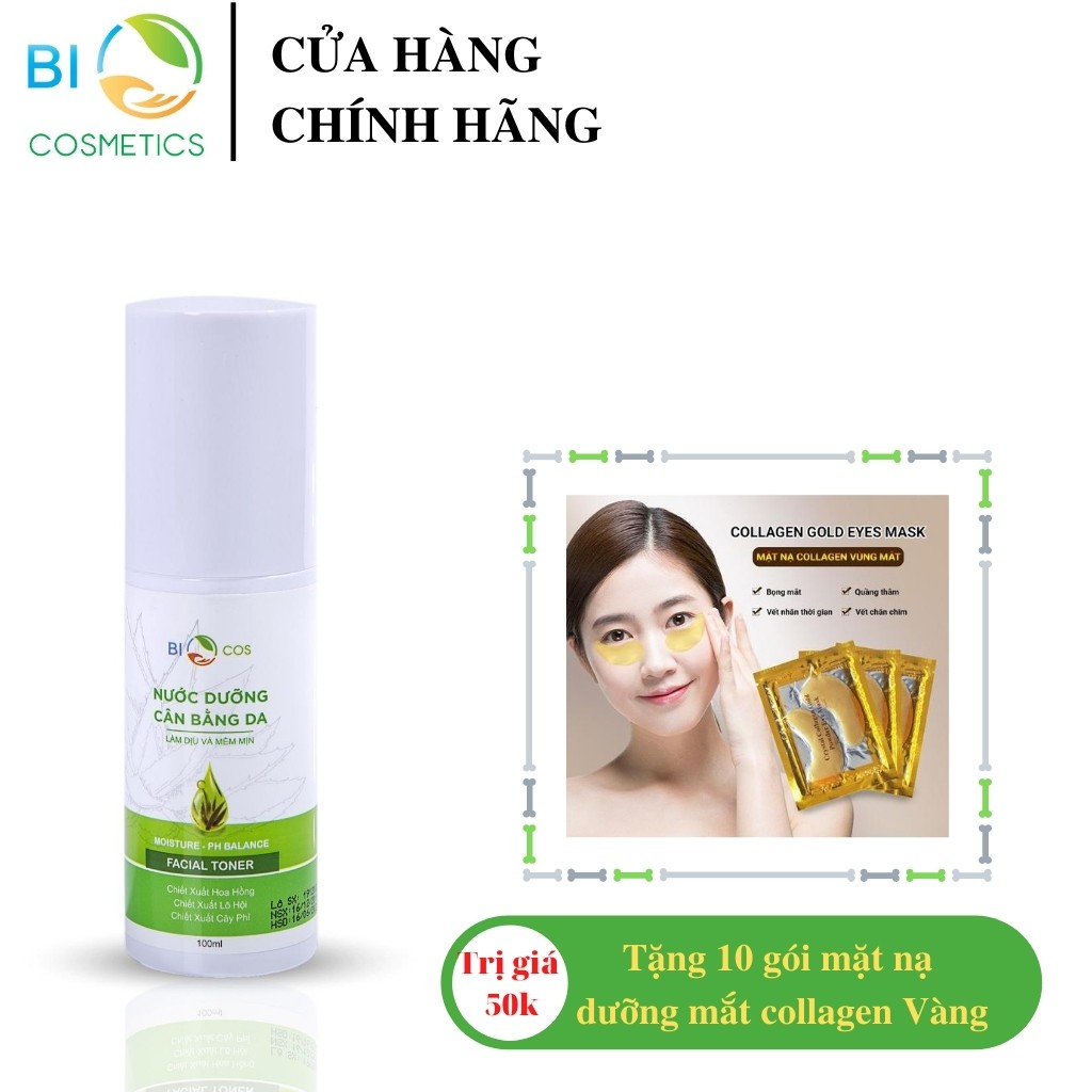Nước Dưỡng Cân Bằng Da Giúp Làm Dịu Và Bảo Vệ Da BIOCOSMENTIC 100ml