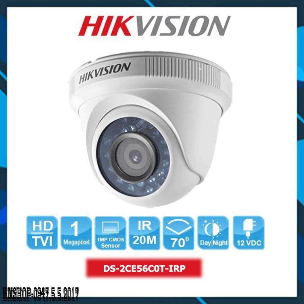 Camera HD-TVI HIKVISION DS-2CE56C0T-IRP Chính Hãng