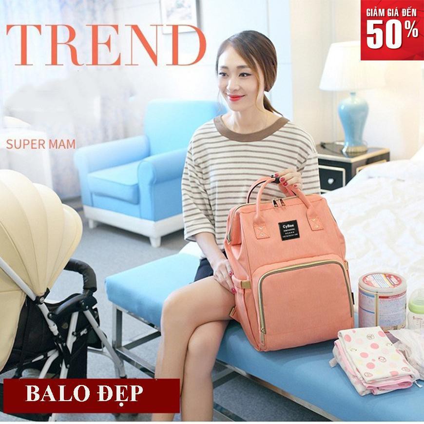 Balo bỉm sữa đa năng đựng đồ cho mẹ và bé