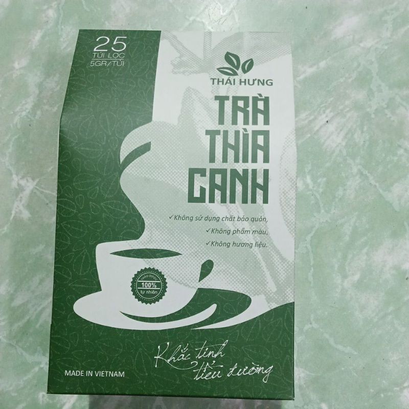 Trà Thìa Canh Thái Hưng hỗ trợ giảm mỡ máu bịch 25 túi lọc