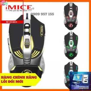 [HOT] Chuột Chơi Game Mouse iMICE V5 Gaming (Dây dù – Led 7 màu) LỖI ĐỔI MỚI