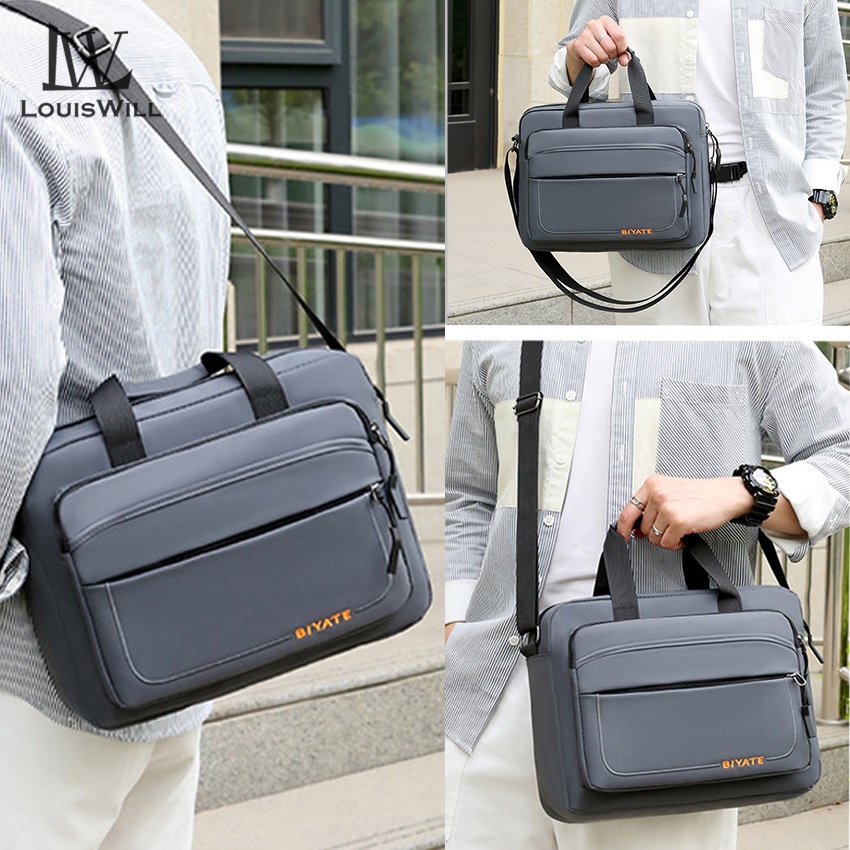 Túi Đeo Chéo LouisWill Vải Oxford Chống Trộm Chống Thấm Nước Thời Trang Đường Phố Cho Nam