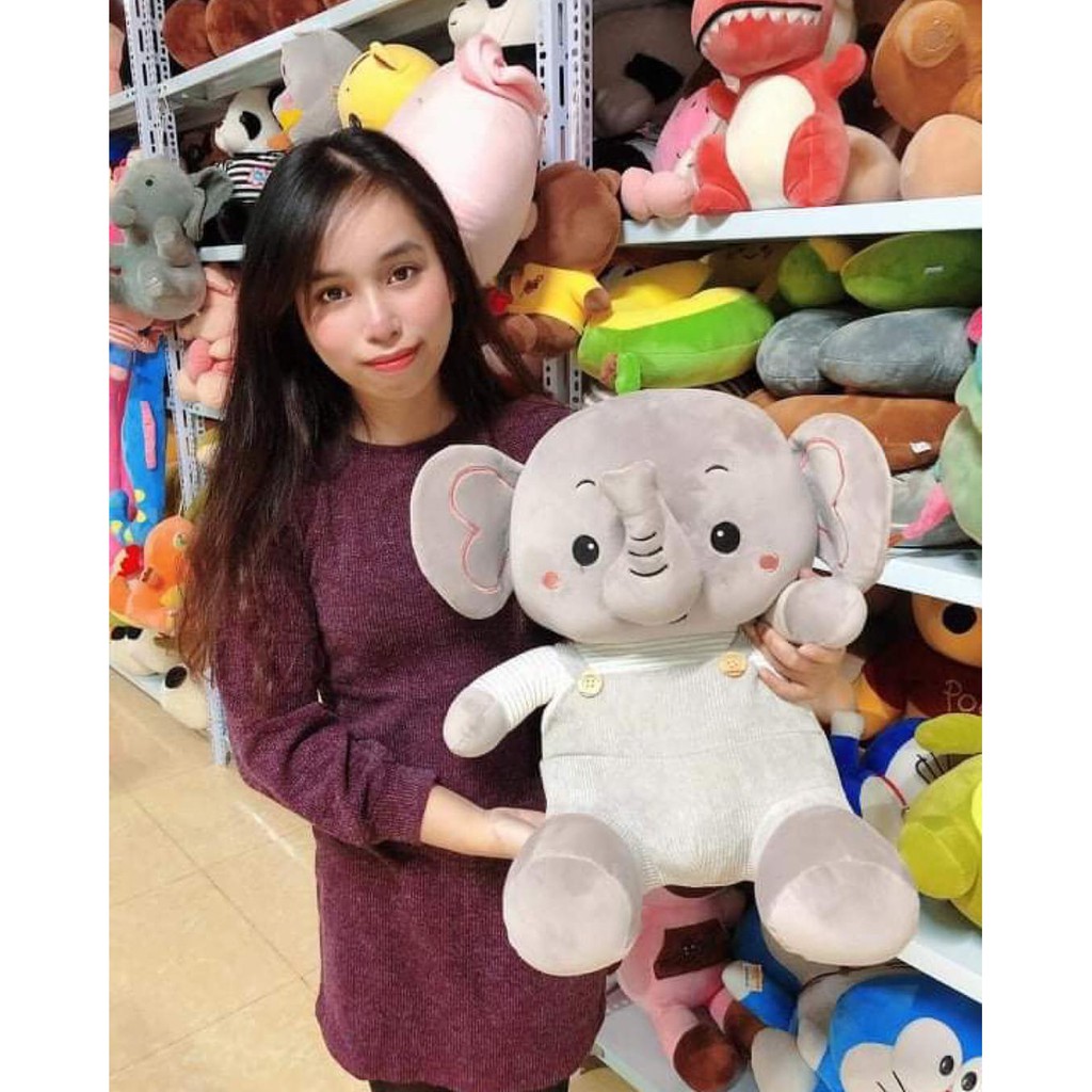 ( SALE 69%) GẤU BÔNG VOI QUẦN NHUNG SO COOL