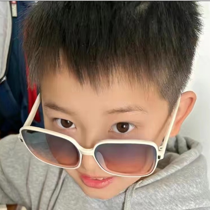 iF YOU Kính mát   gọng trong suốt chống bức xạ phong cách cổ điển thanh lịch cho nữ